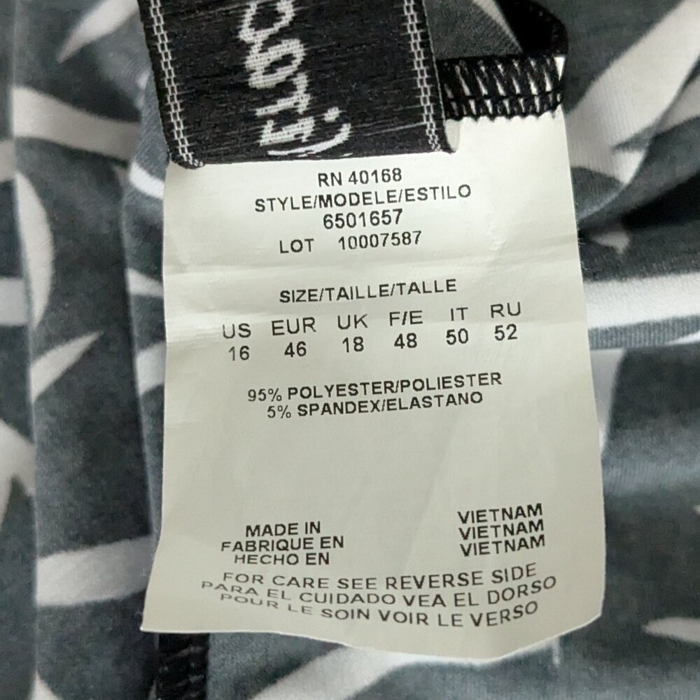 Miraclesuit Tankini Top Women's 16 Underwire Swim Top Hard to be Leaf Malibu - Picture 9 of 11